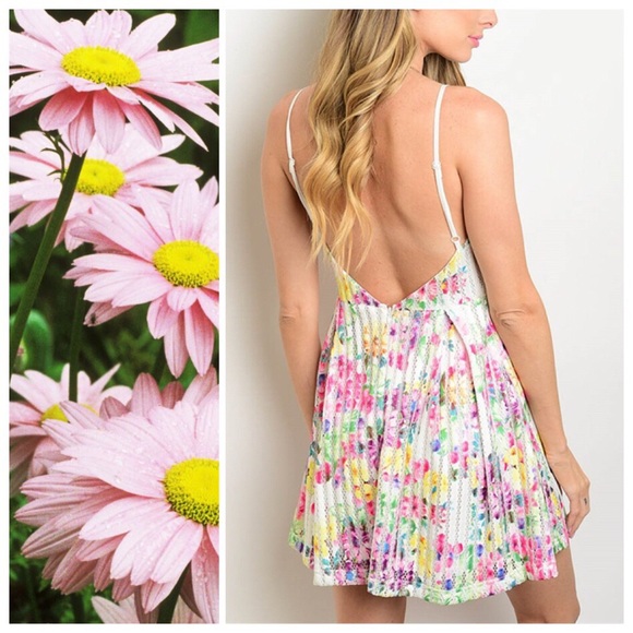 *CLEARANCE* Spring Flowers in Bloom Party Dress - Picture 4 of 8